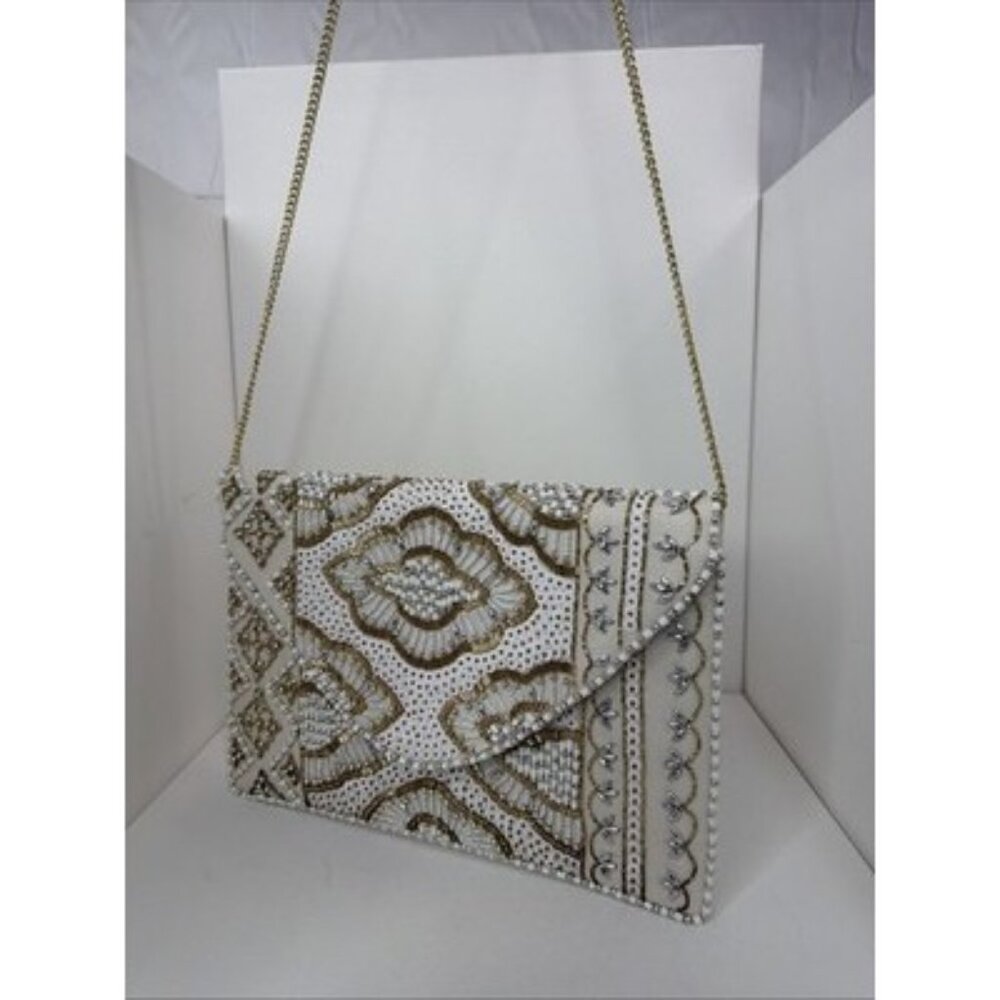Lulus Bead The Best Ivory Beaded Clutch Purse